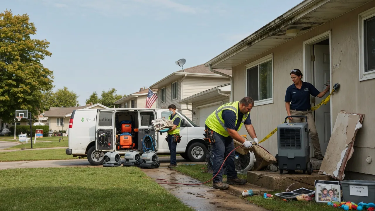 Water Damage Restoration in Oldenburg, IN near me